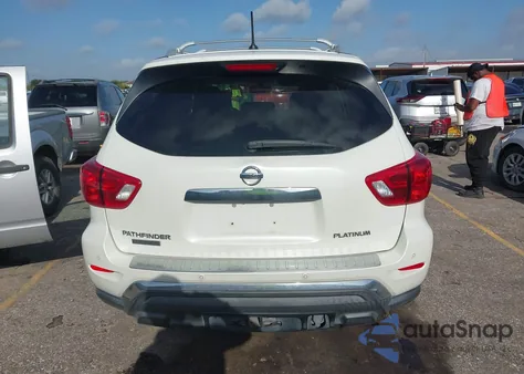 2018 Nissan Pathfinder Platinum from USA, damaged, VIN 5N1DR2MN8JC671257